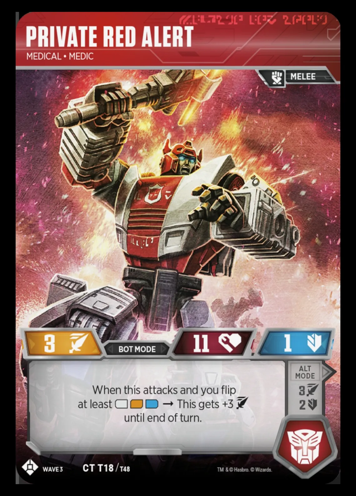 Private Red Alert // Medical • Medic bot mode