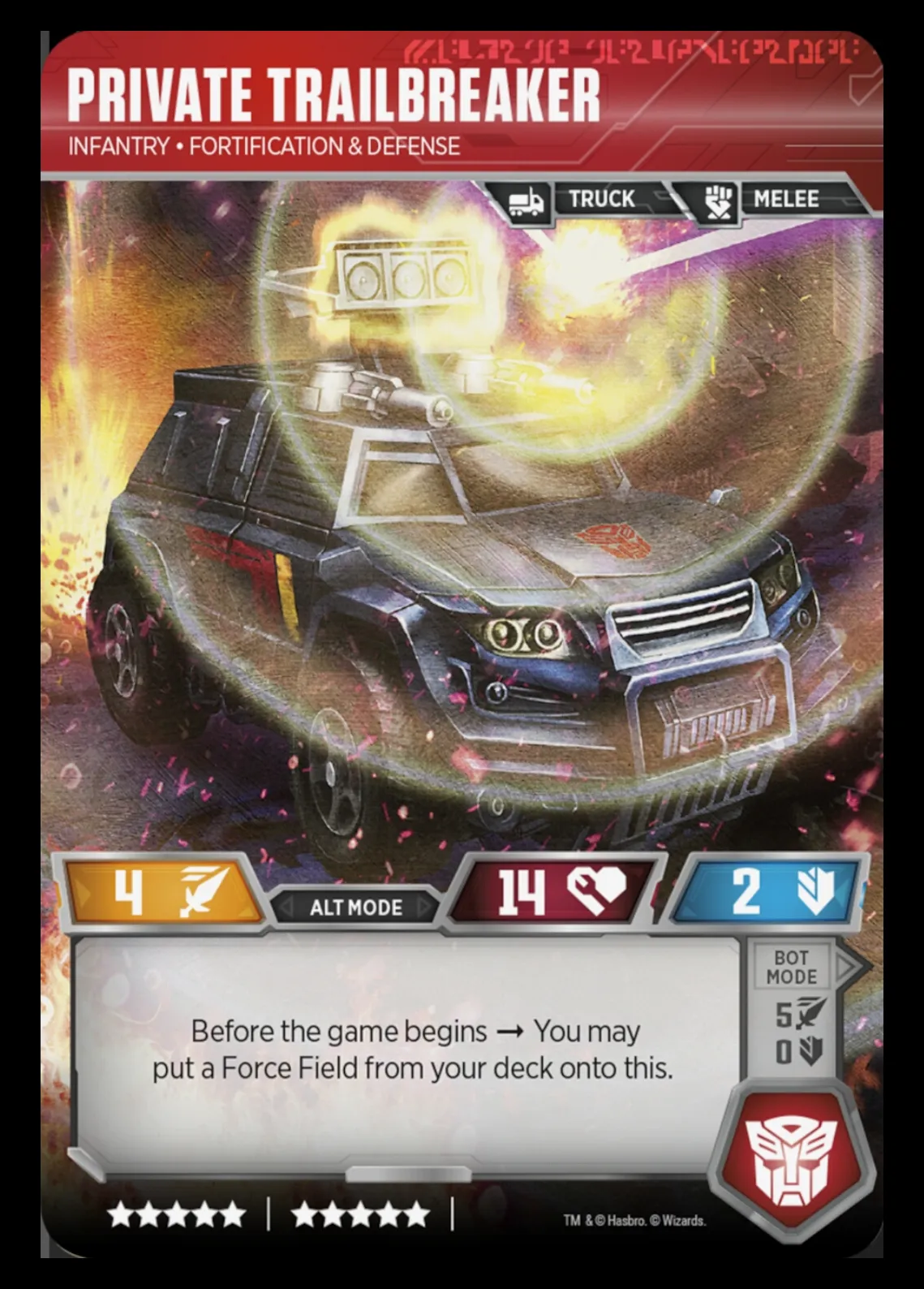 Private Trailbreaker // Infantry • Fortification & Defense alt mode