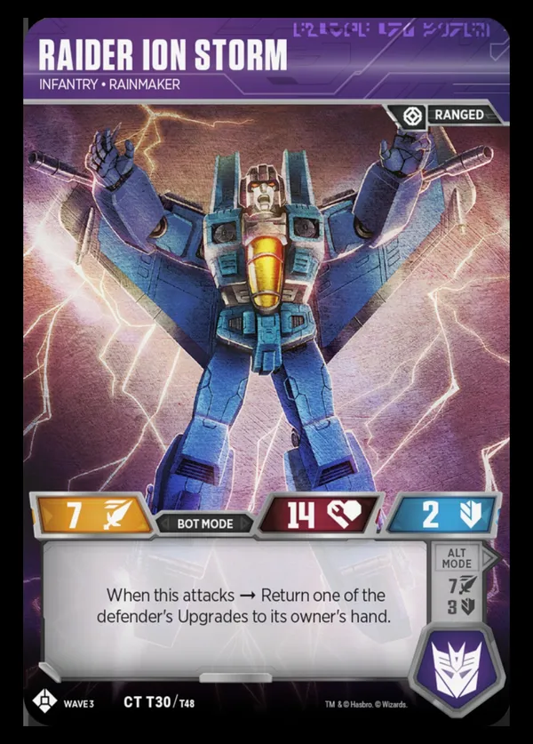 Raider Ion Storm // Infantry • Rainmaker bot mode