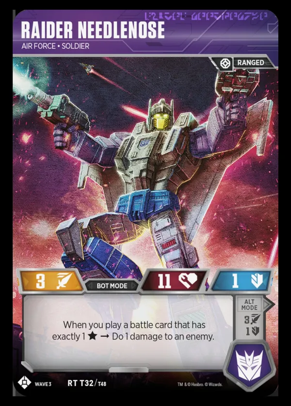 Raider Needlenose // Air Force • Soldier bot mode