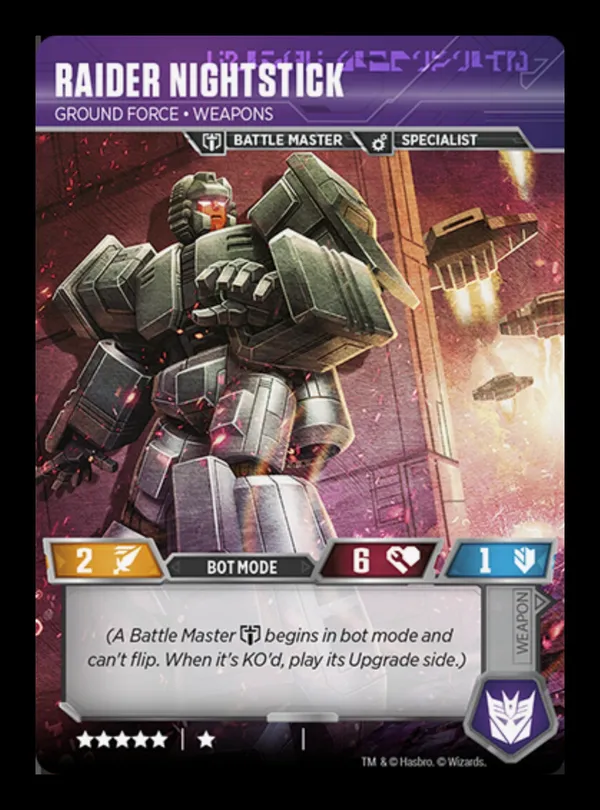 Raider Nightstick // Ground Force • Weapons bot mode