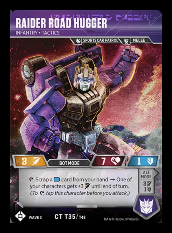 Raider Road Hugger // Infantry • Tactics bot mode