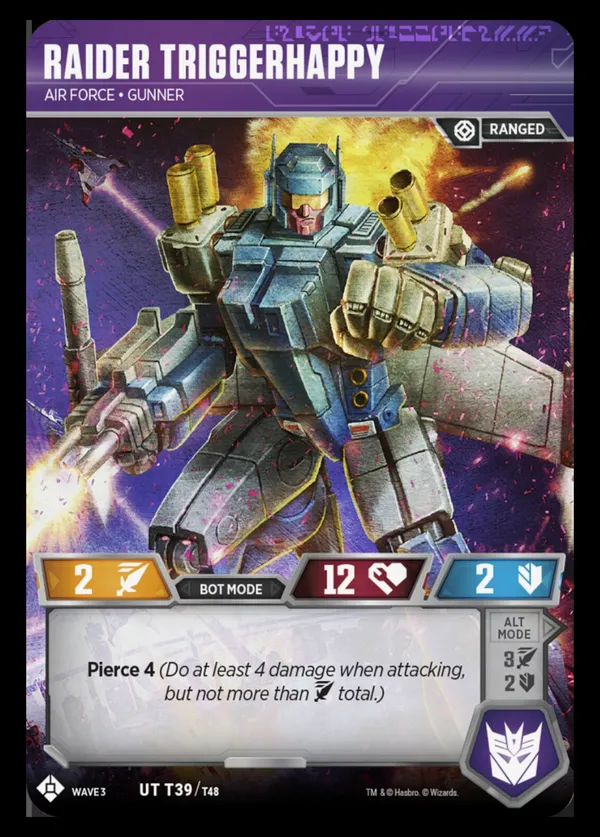 Raider Triggerhappy // Air Force • Gunner bot mode