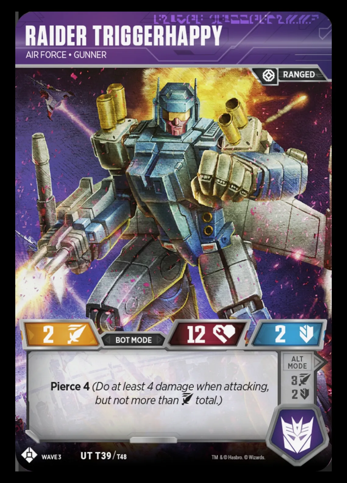 Raider Triggerhappy // Air Force • Gunner bot mode