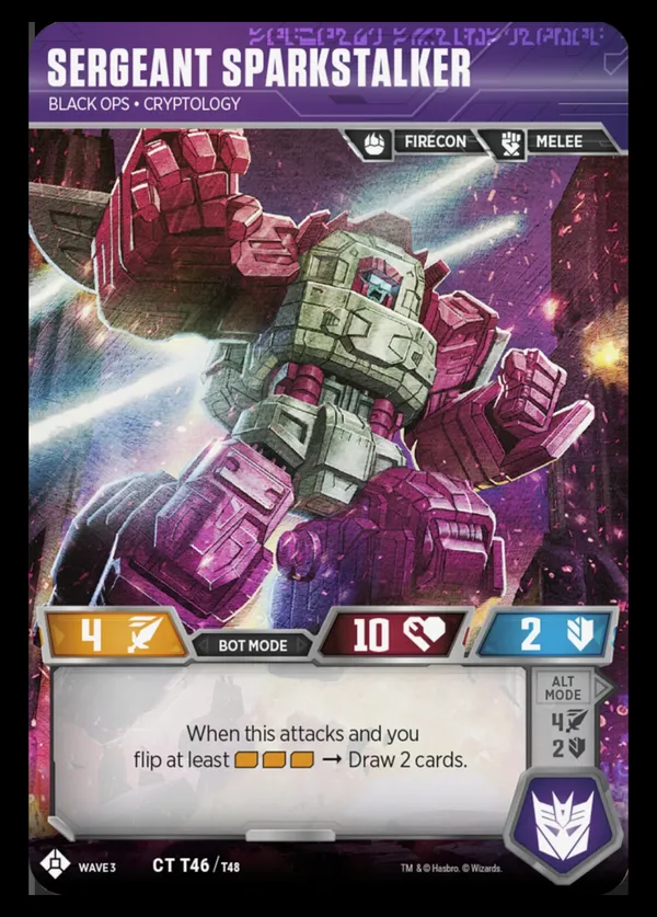 Sergeant Sparkstalker // Black Ops • Cryptology bot mode