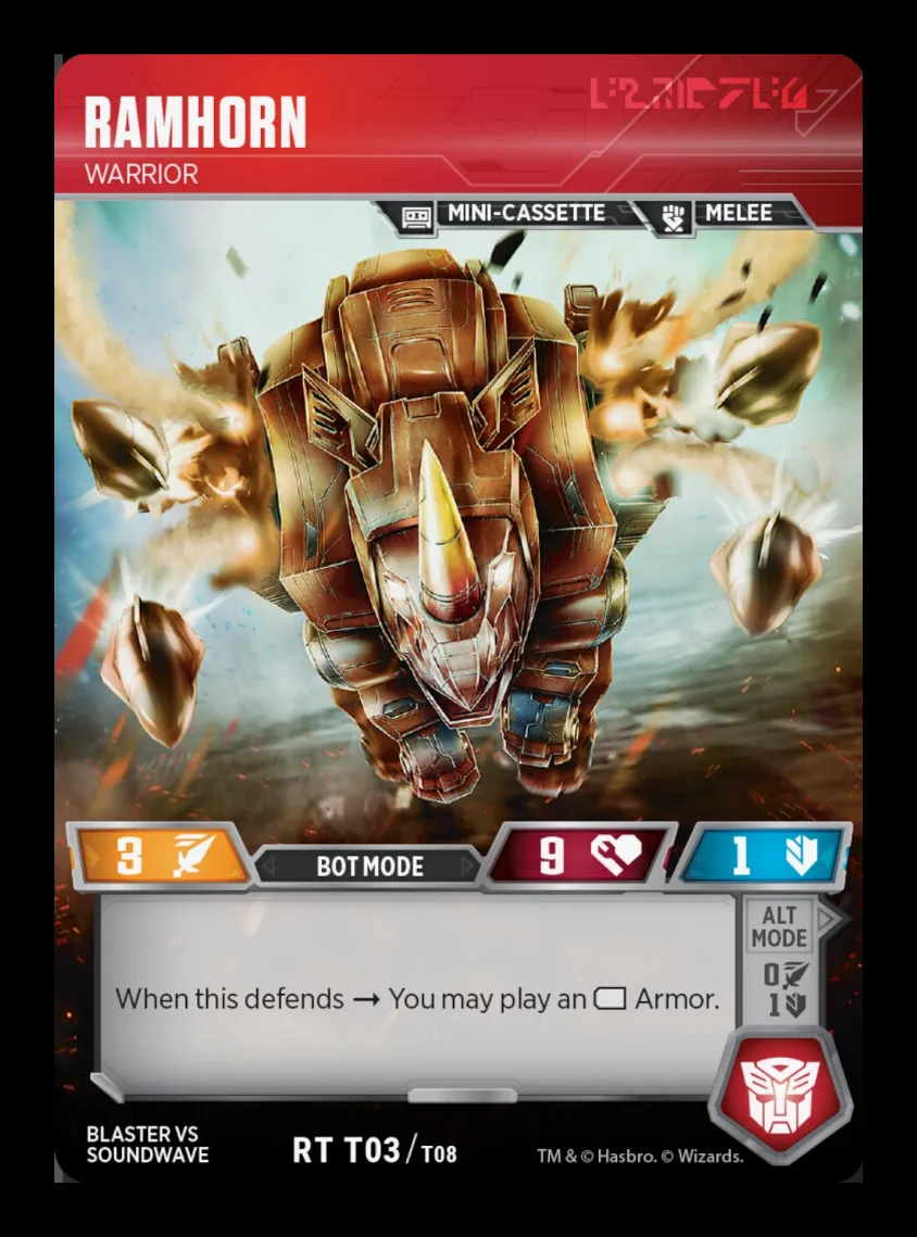 Ramhorn // Warrior bot mode
