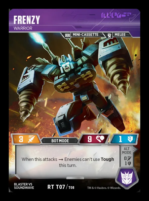 Frenzy // Warrior bot mode