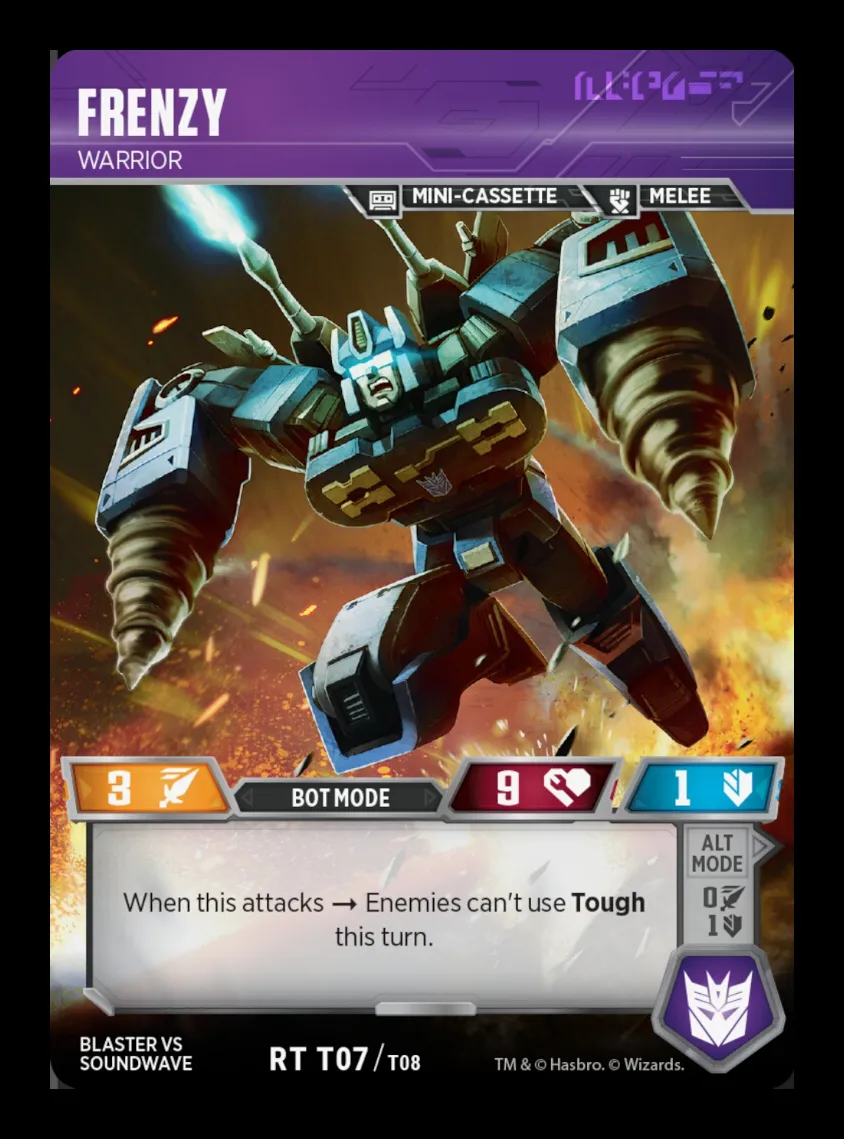 Frenzy // Warrior bot mode