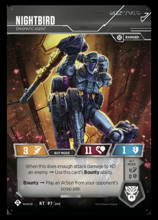 Nightbird // Enigmatic Agent bot mode