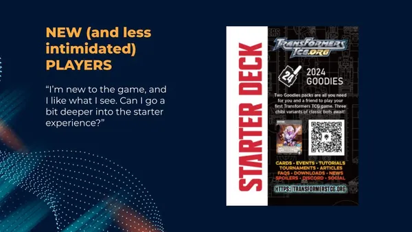 Goodies Starter Decks are the best for new players wanting a taste