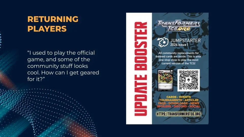 The Jumpstarter Update Booster is best for returning players