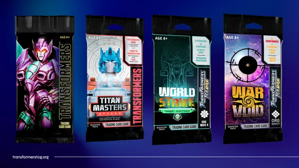 Booster pack comparison - TFcon LA 2026 Transformers TCG Panel