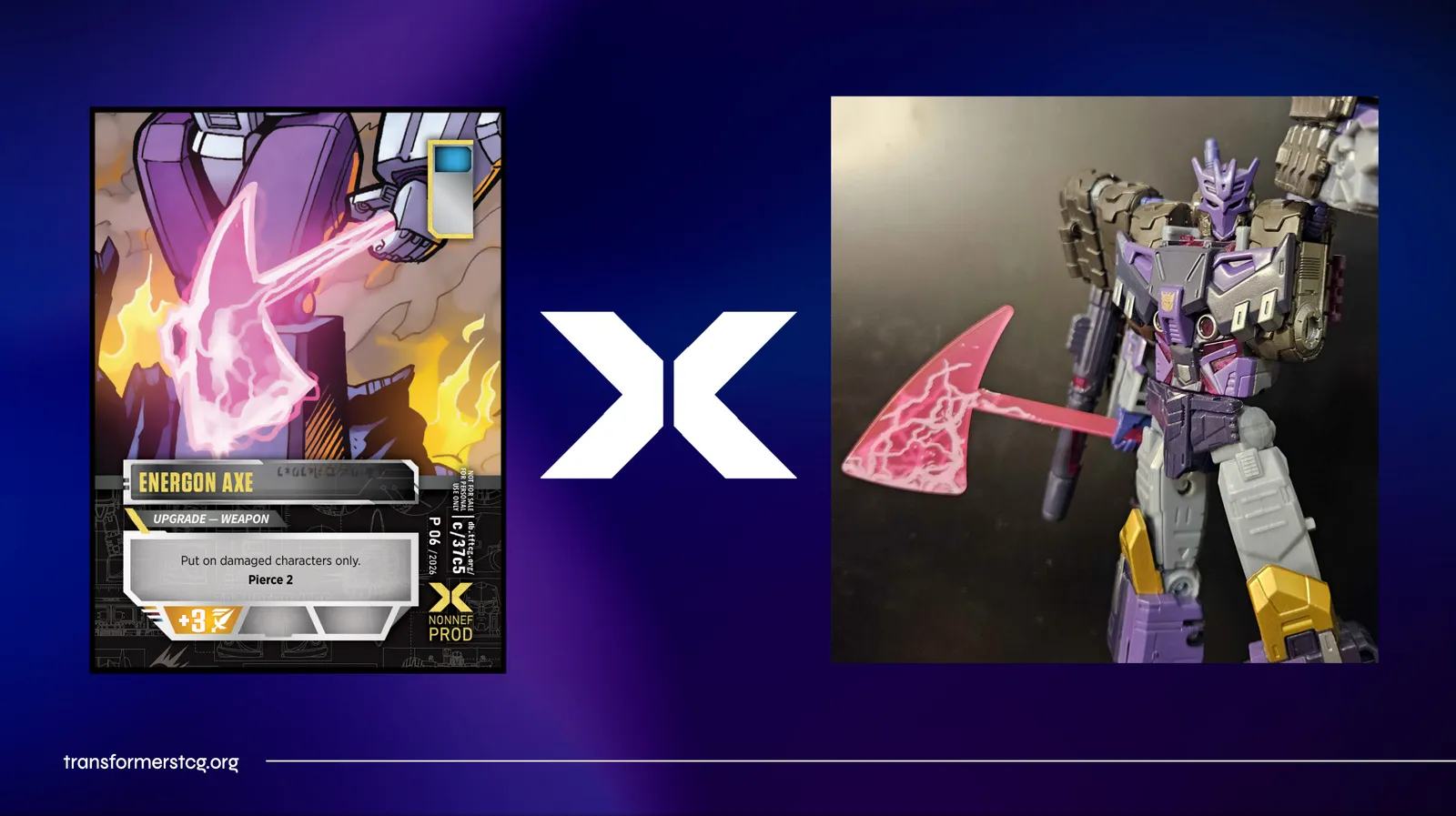 Energon Axe Set - TFcon LA 2026 Transformers TCG Panel