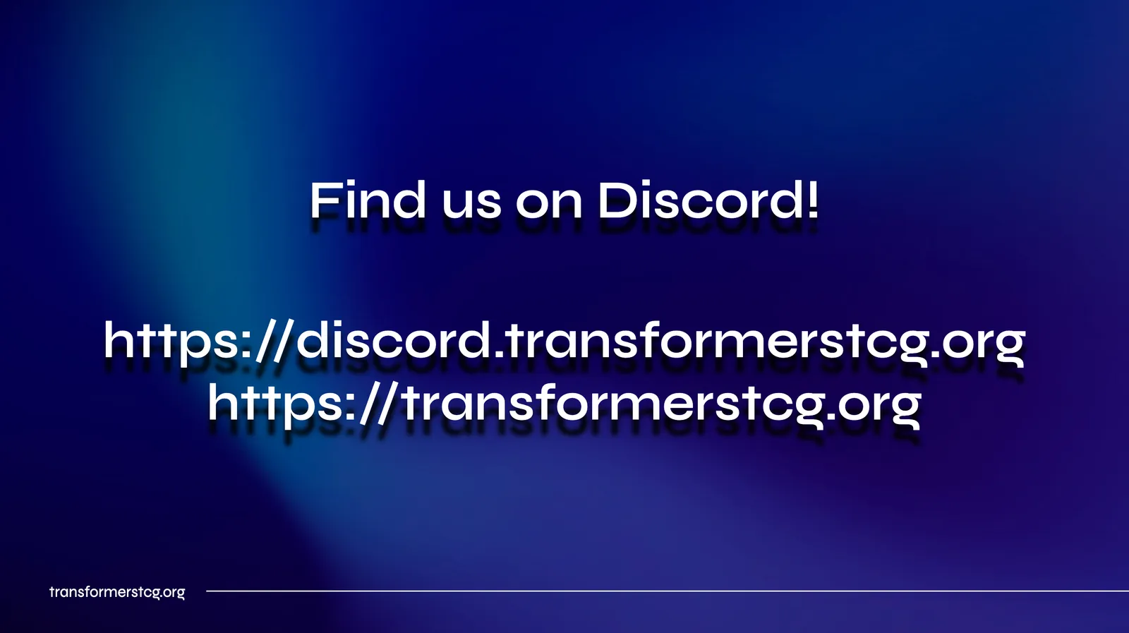 Find us on Discord! - TFcon LA 2026 Transformers TCG Panel