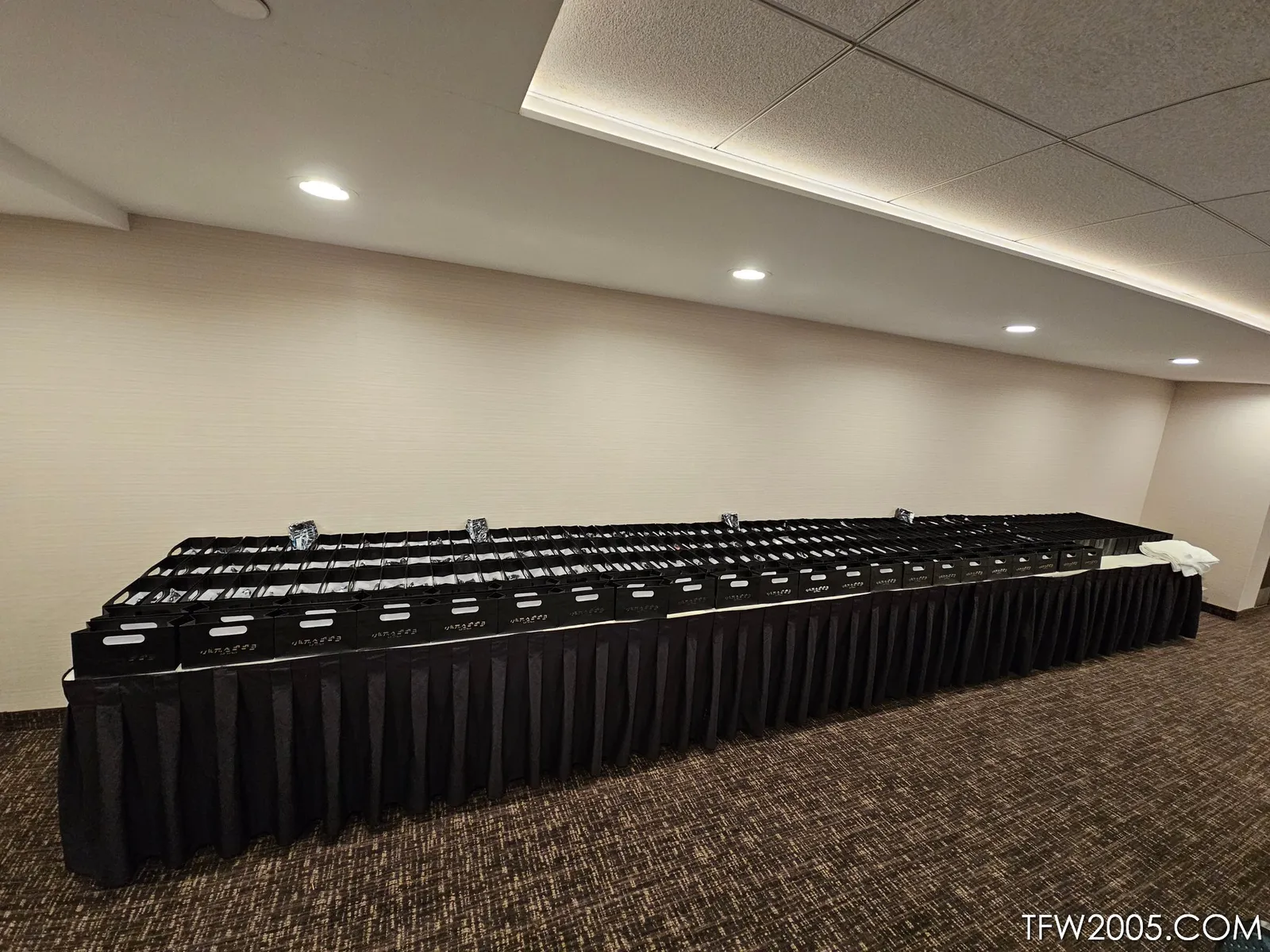 25th Anniversary goodie bags full display