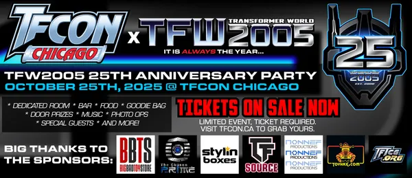 TFW2005 25th Anniversary Party announcement banner