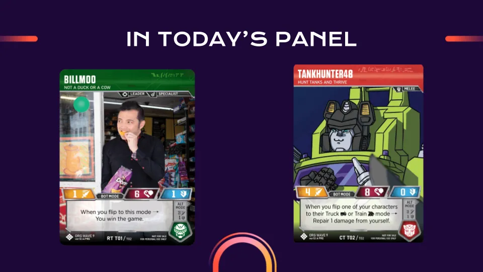In today's panel: [BF] billmoo and Tankhunter48