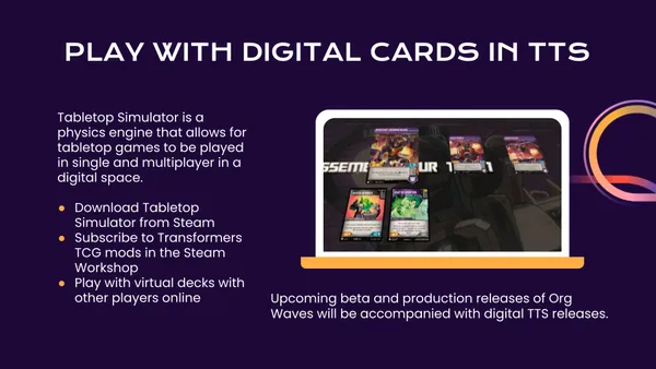 Play with digital cards in TTS