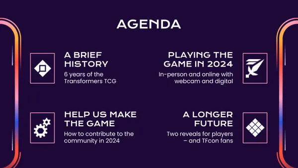 Panel agenda