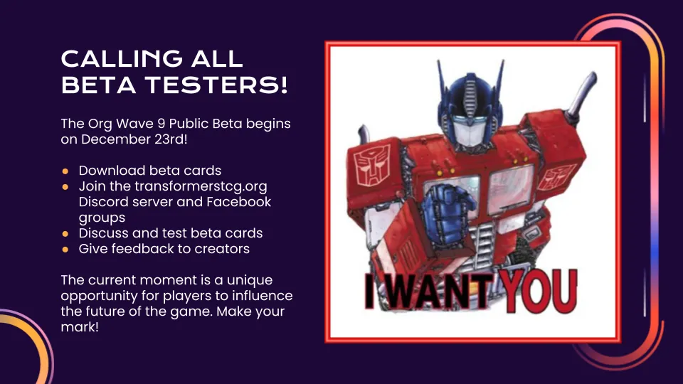 Calling all beta testers!