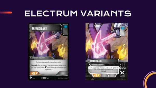 More Electrum variants
