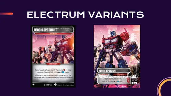 Even more Electrum variants