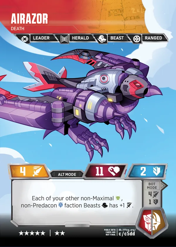 Airazor // Death alt mode