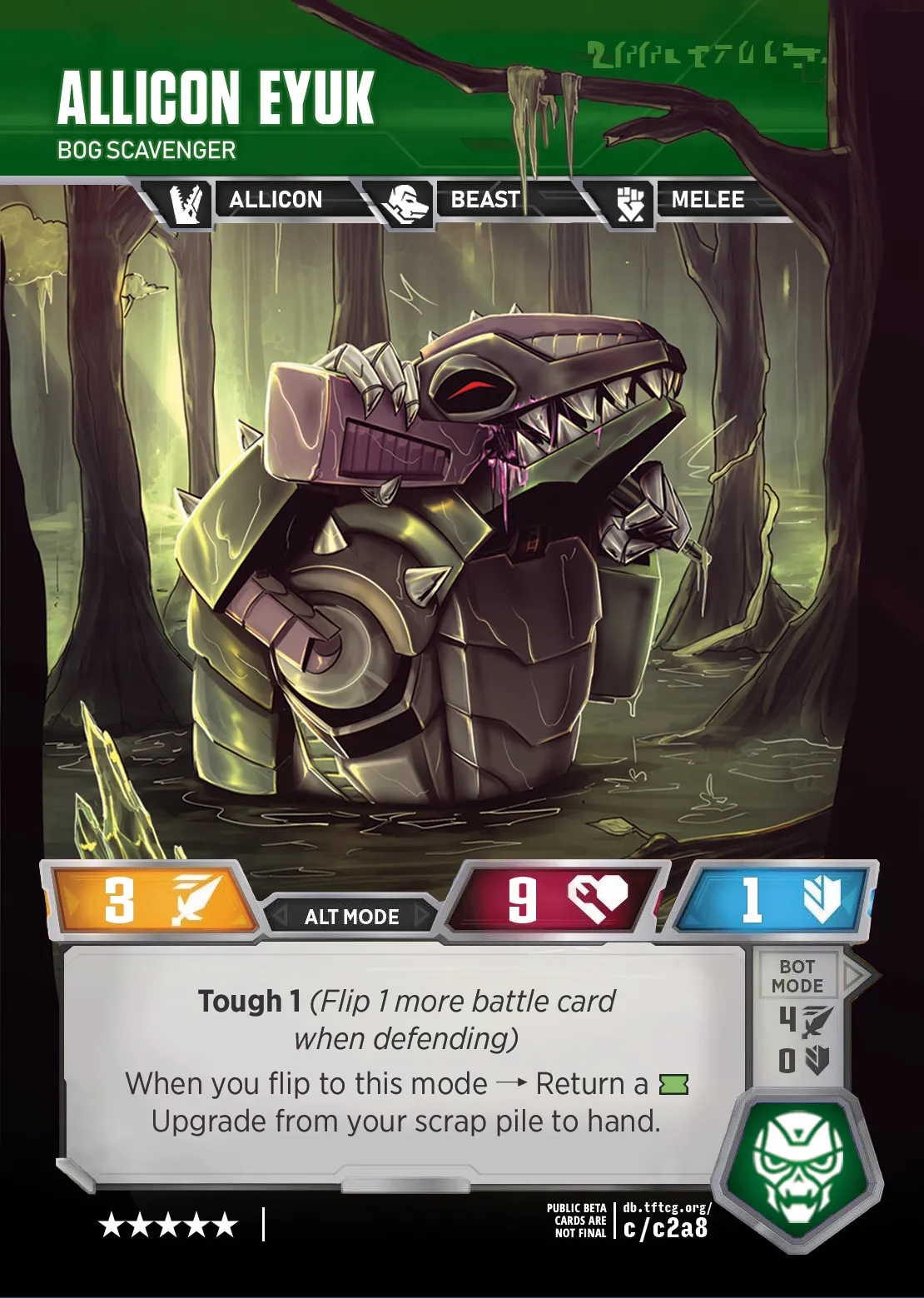 Allicon Eyuk // Bog Scavenger alt mode