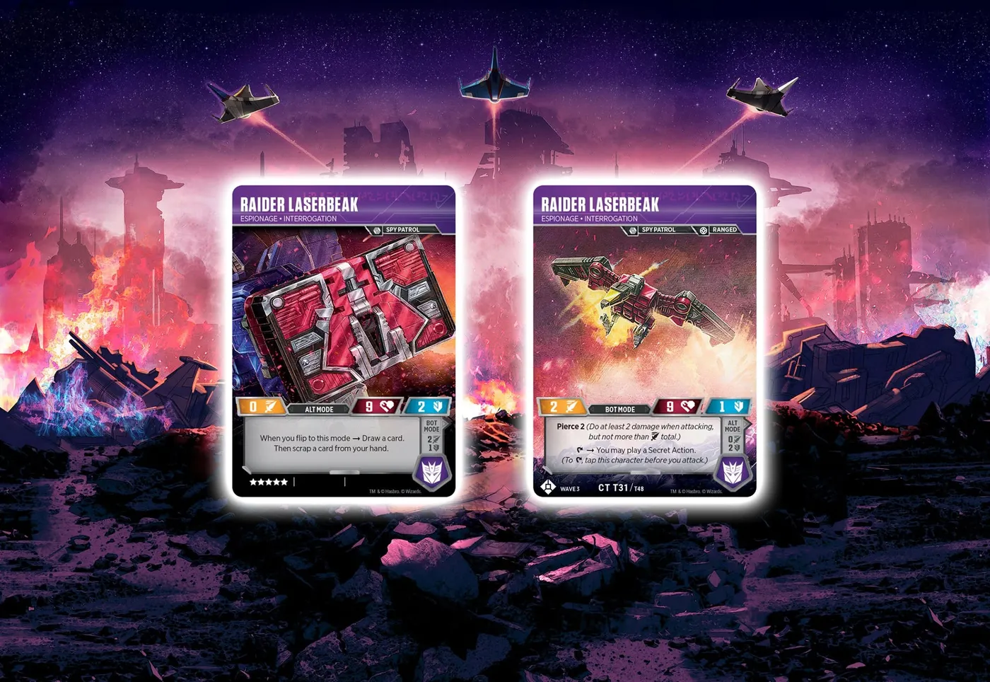 Wave 3 Raider Laserbeak revealed