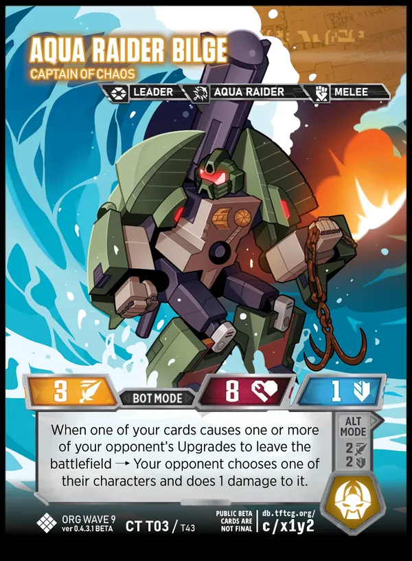 Aqua Raider Bilge // Captain of Chaos bot mode