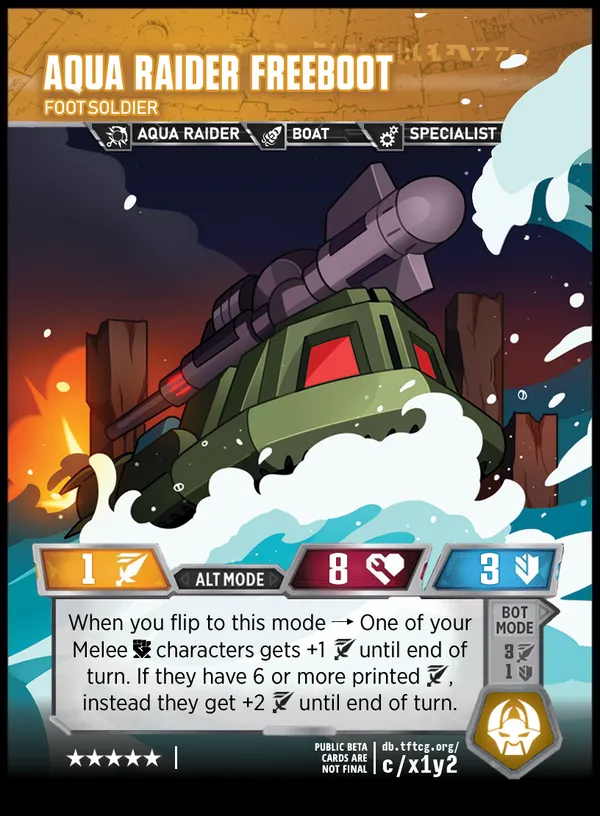 Aqua Raider Freeboot // Foot Soldier alt mode