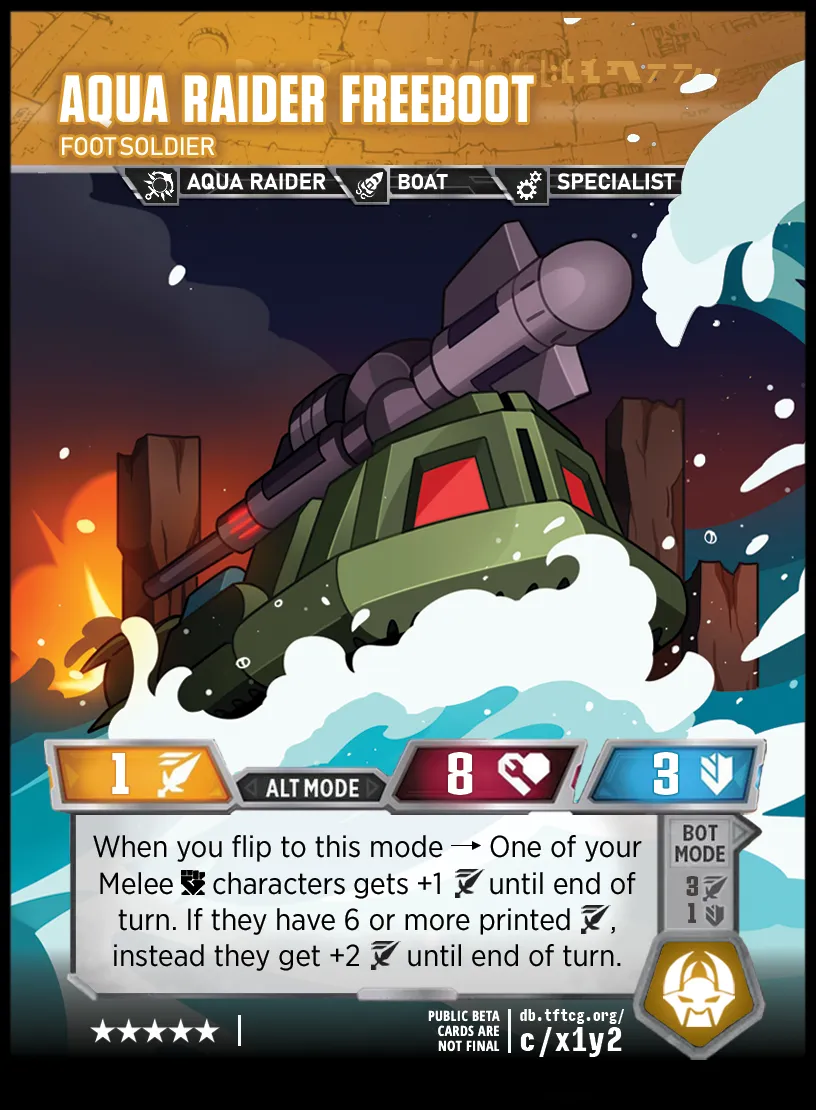 Aqua Raider Freeboot // Foot Soldier alt mode