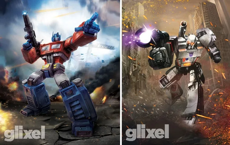 Art for upcoming Transformers game – Wizards of the Coast