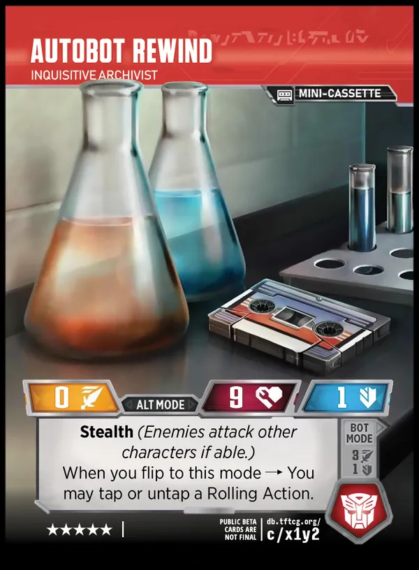 Autobot Rewind // Inquisitive Archivist alt mode