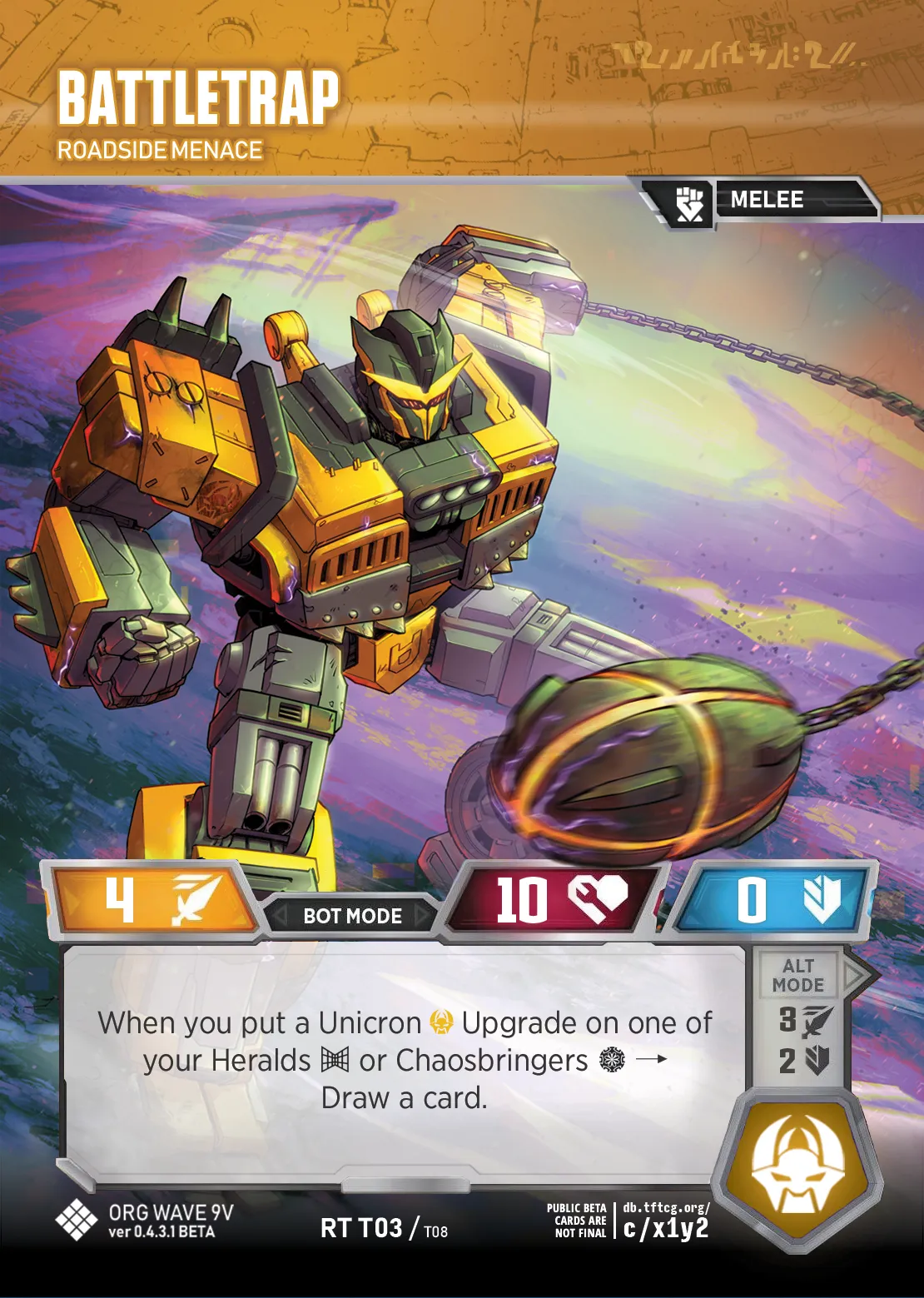 Battletrap // Roadside Menace bot mode