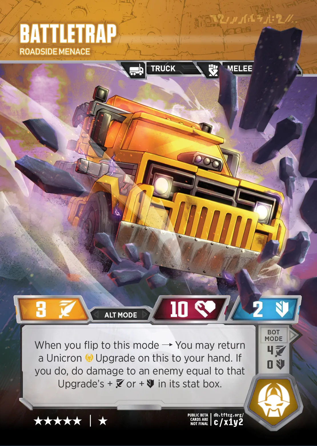Battletrap // Roadside Menace alt mode