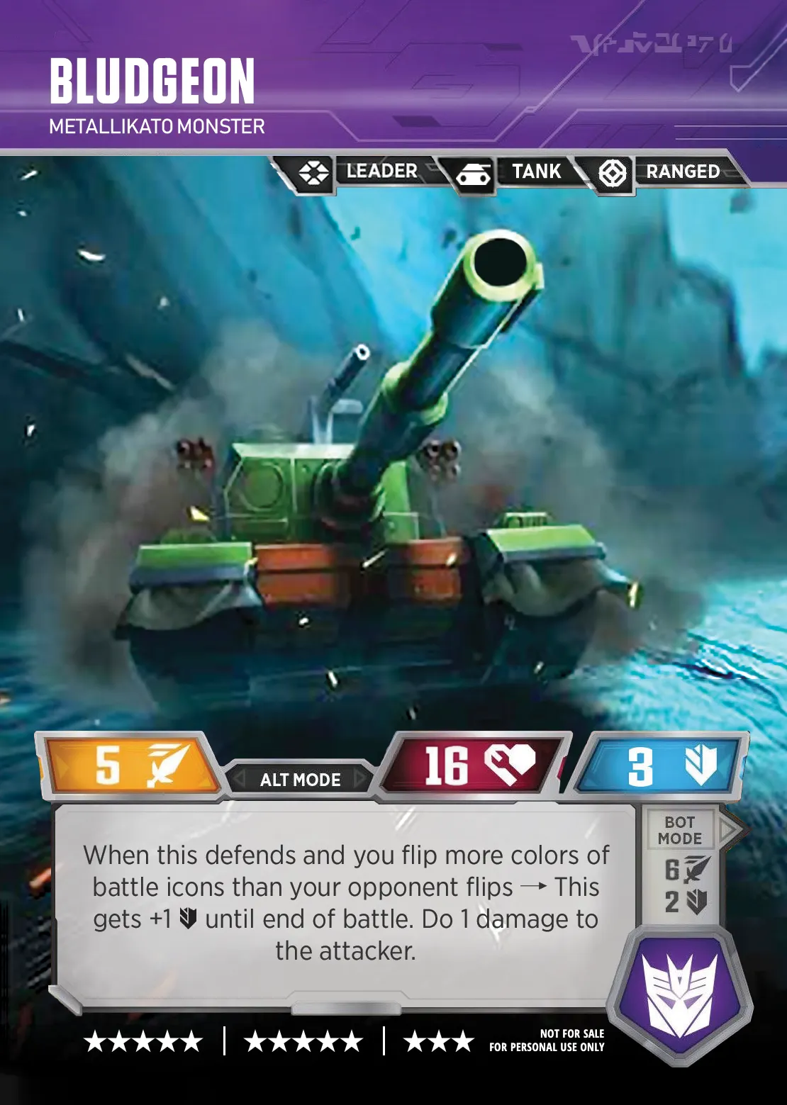 Bludgeon // Metallikato Monster alt mode