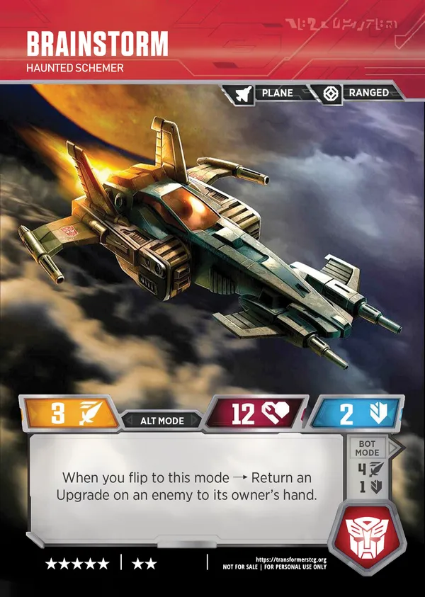 Brainstorm // Haunted Schemer alt mode