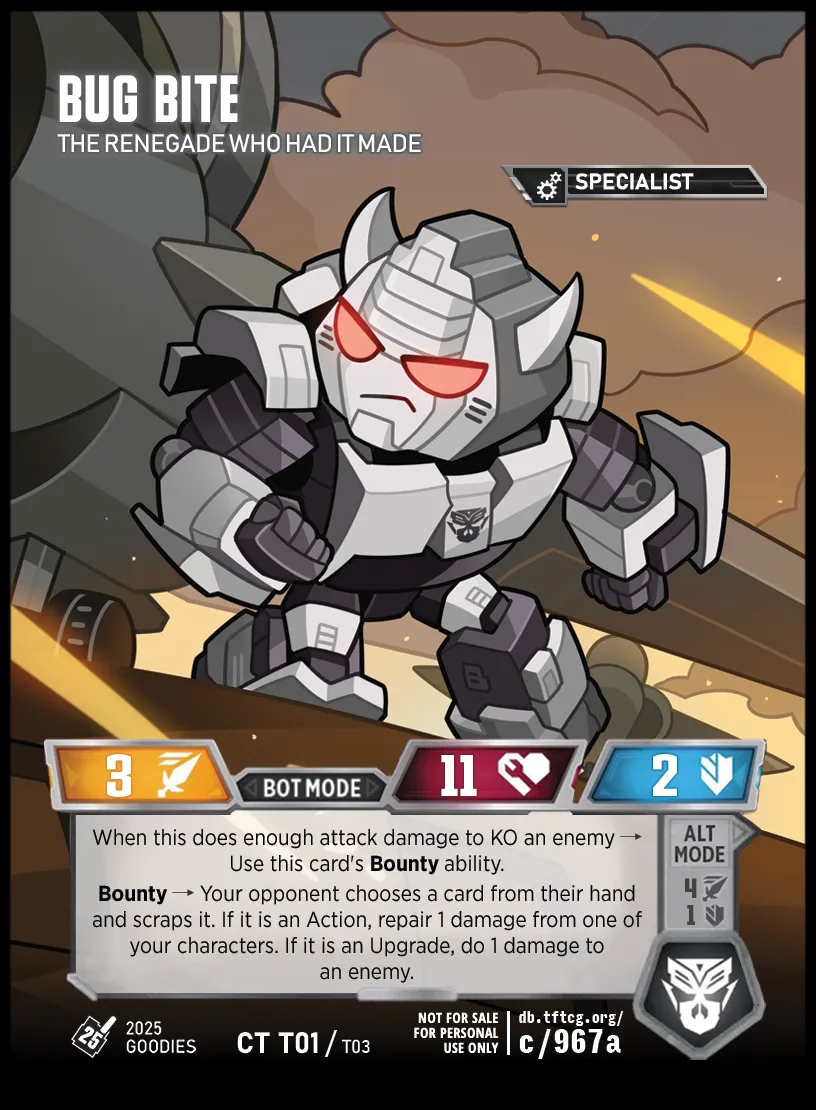 Bug Bite // The Renegade Who Had It Made bot mode