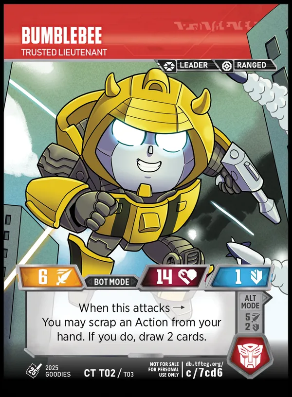 Bumblebee // Trusted Lieutenant bot mode
