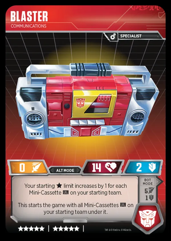 Blaster // Communications alt mode