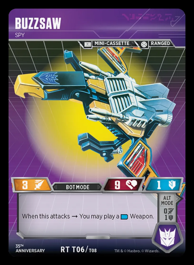 Buzzsaw // Spy bot mode