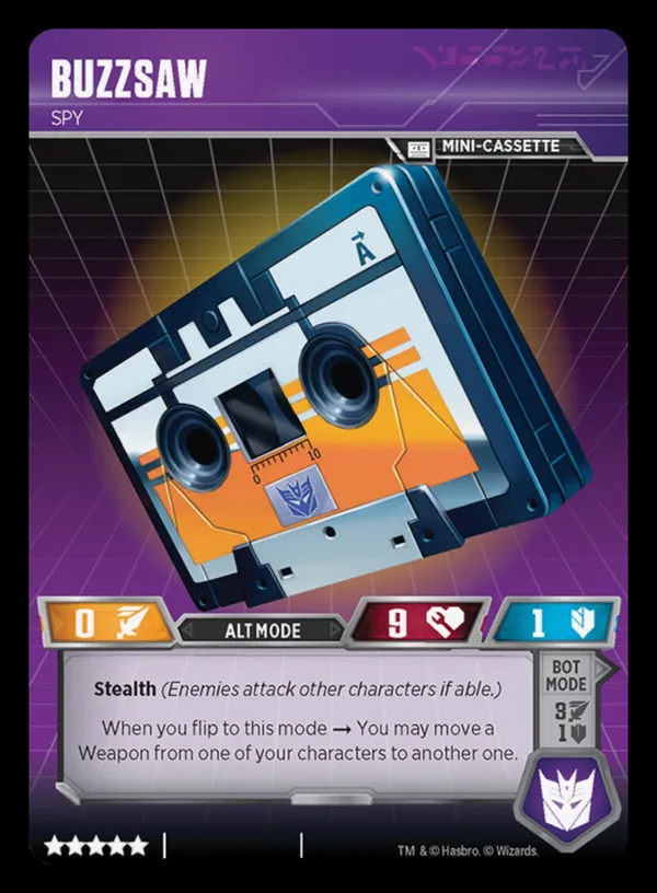 Buzzsaw // Spy alt mode