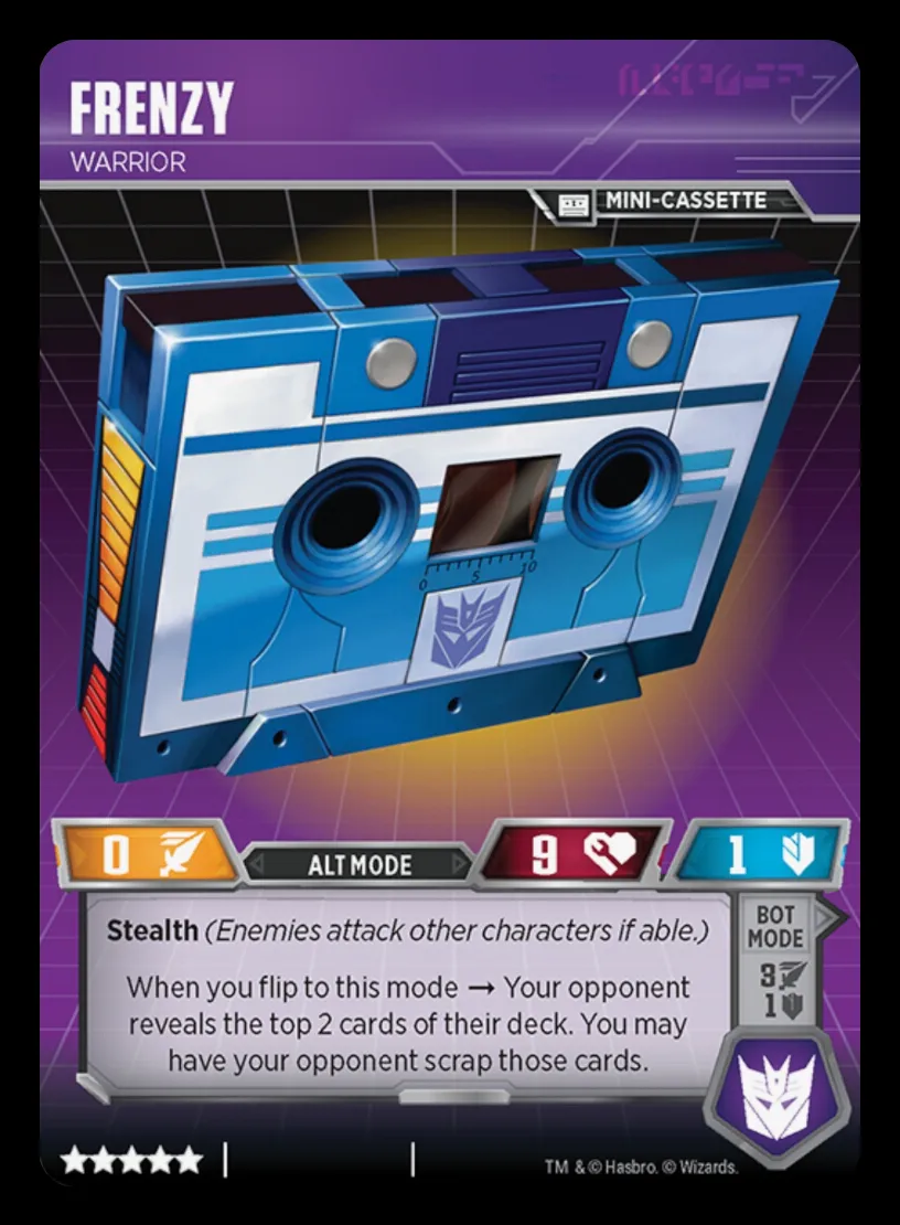 Frenzy // Warrior alt mode