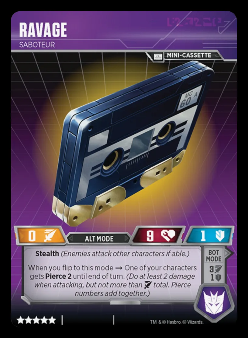 Ravage // Saboteur alt mode