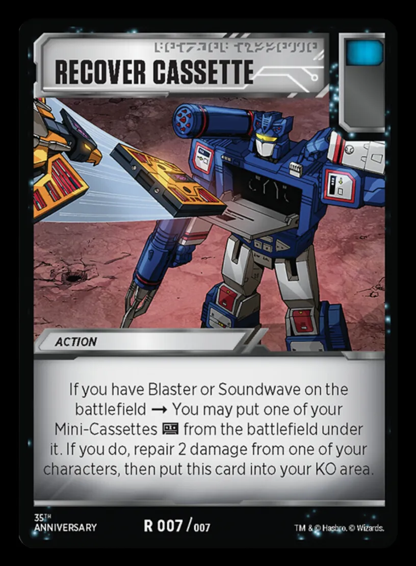 Recover Cassette