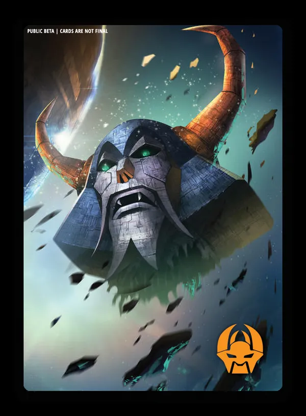Chaotic Spotlight // Unicron Faction Characters card back
