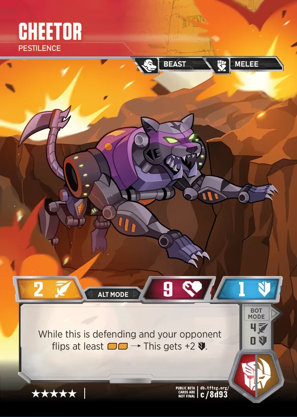 Cheetor // Pestilence alt mode