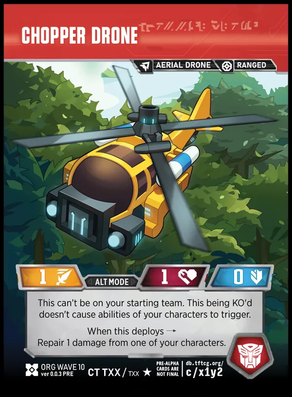 Chopper Drone alt mode