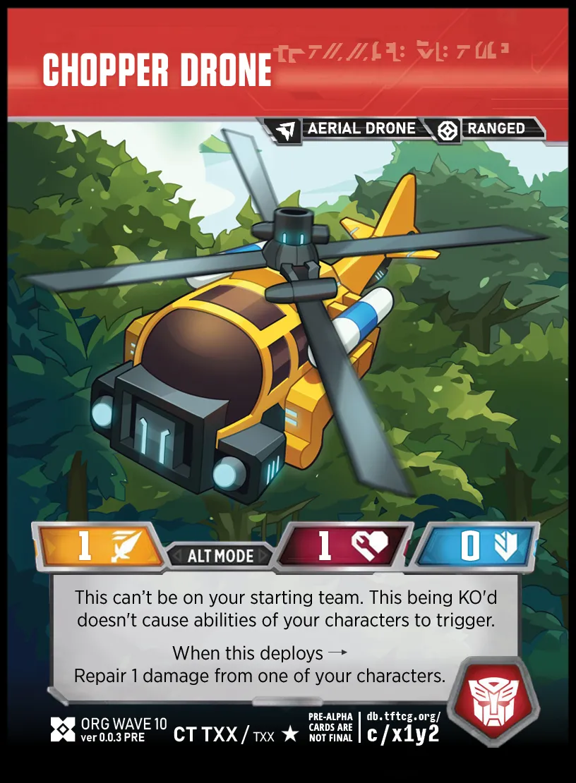Chopper Drone alt mode